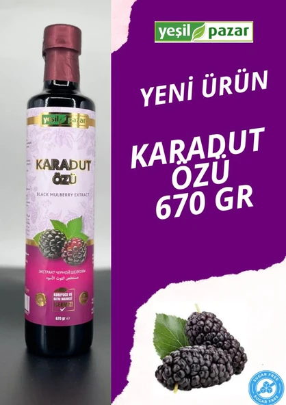 Yeşil Pazar Karadut Özü 670 Gr