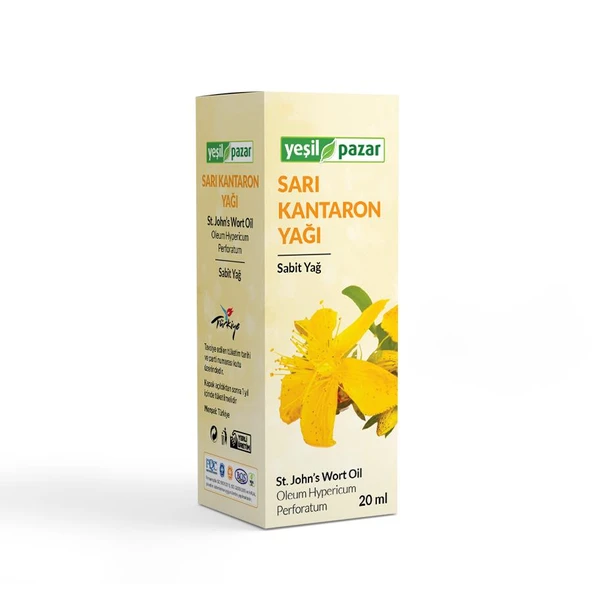 Yeşil Pazar Sarı Kantaron Yağı 20 ML