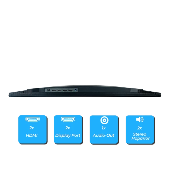 Quantum Gaming Monitör PG27 27" FHD VA 1ms 300Hz 2xHDMI 2xDP 1xSPK RGB Light 12V/4A 16.7M renk 2x3W Spk 1920*1080 - 12