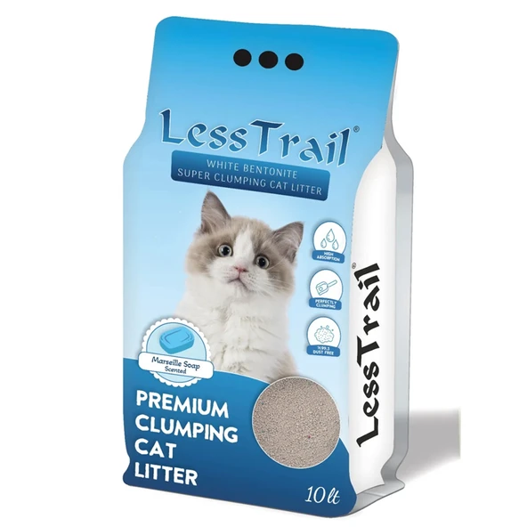 Less Trail Sabunlu Bentonit Kedi Kumu 10 Lt