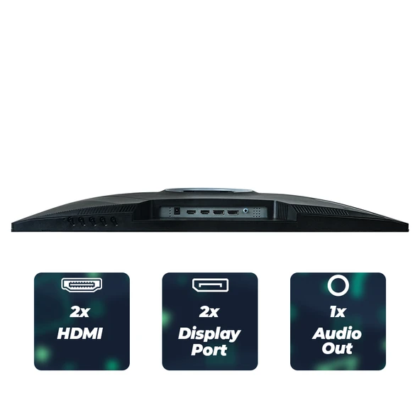 Quantum Stardust G27 2K QHD IPS 180Hz HDMI+DP Siyah 27" Flat Gaming Monitör QNMNT10F080921 - 3