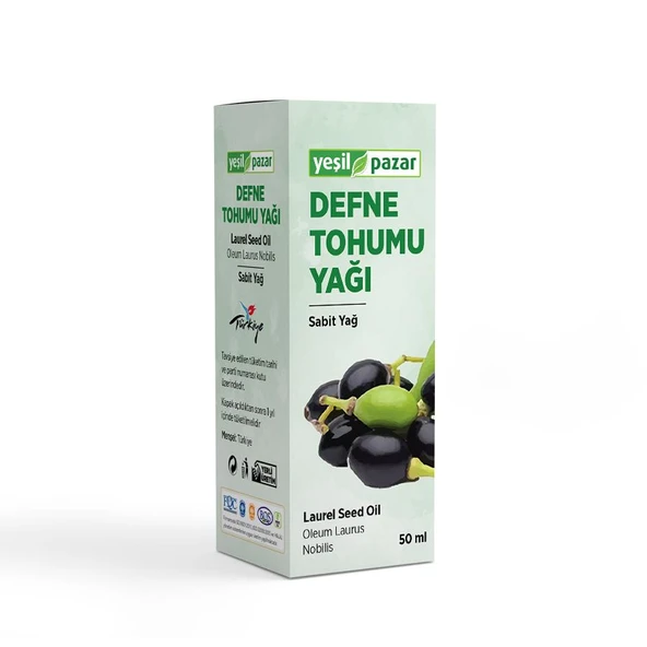 Yeşil Pazar Defne Tohumu Yağı 50 ML