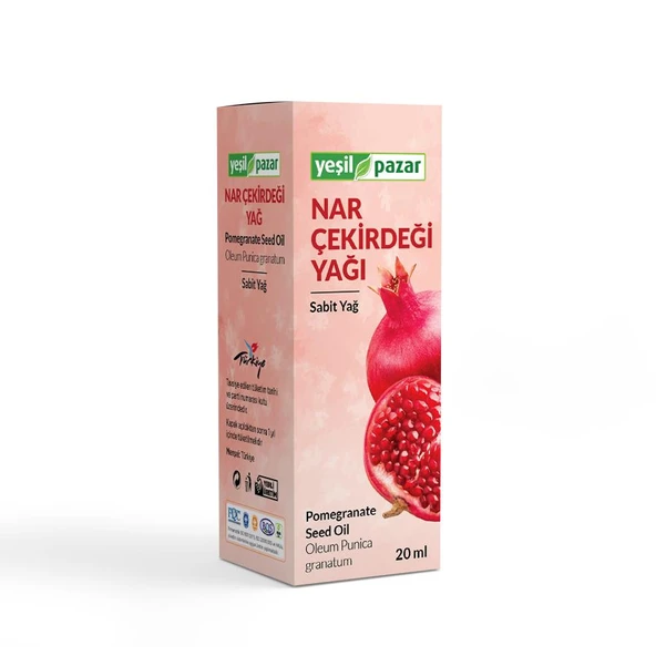 Yeşil Pazar Nar Çekirdeği Yağı 20 ML