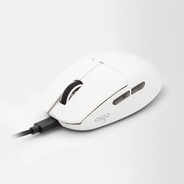 Aigo GM80 PRO 26000 DPI Beyaz Kablosuz Gaming Mouse - 4