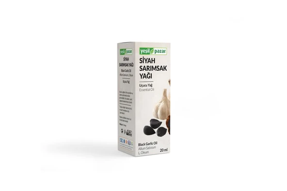 Yeşil Pazar Siyah Sarımsak Yağı 20 Ml