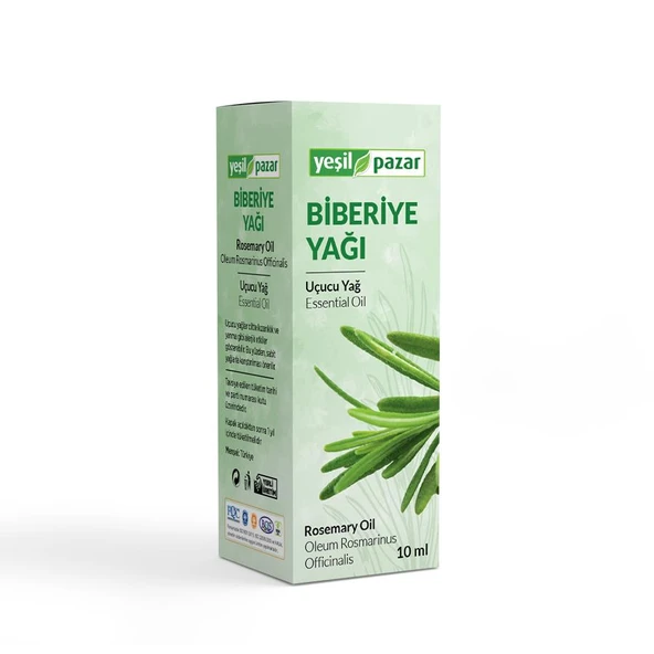 Yeşil Pazar Biberiye Yağı 10 ML