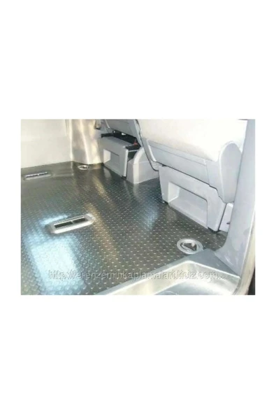 Ahsen  Pvc Paralı Muşamba Zemin Döşemesi, Otomobil Tabanı GRİ 100X500 CM. - 4