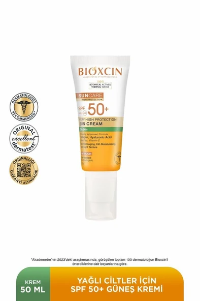 Bioxcin Sun Care Çok Yüksek Korumalı Yağlı Ciltler Için Güneş Kremi Spf 50+ 50 ml - 8