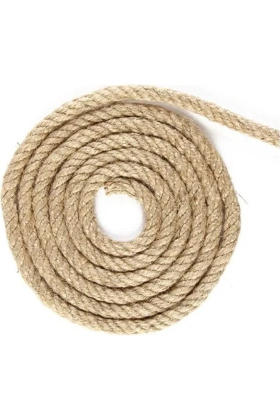 İpsan  Jüt Halat Kendir İp 10 mm. 1 mt. - 3