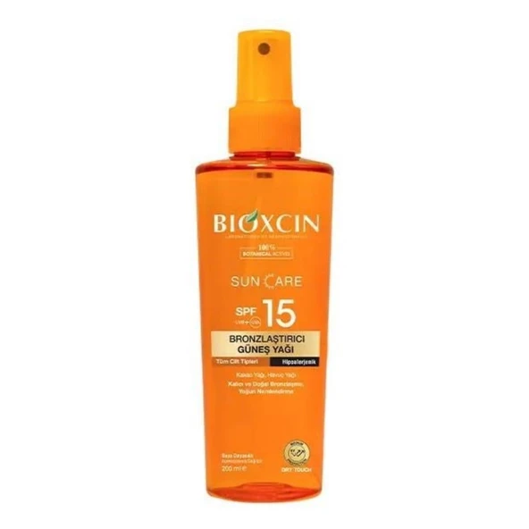 Bioxcin Sun Care Spf 15 Bronzlaştırıcı Güneş Yağı 200 ml