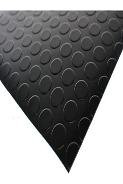Ahsen  Pvc Paralı Muşamba Zemin Döşemesi, Otomobil Tabanı SİYAH 100X300 CM.