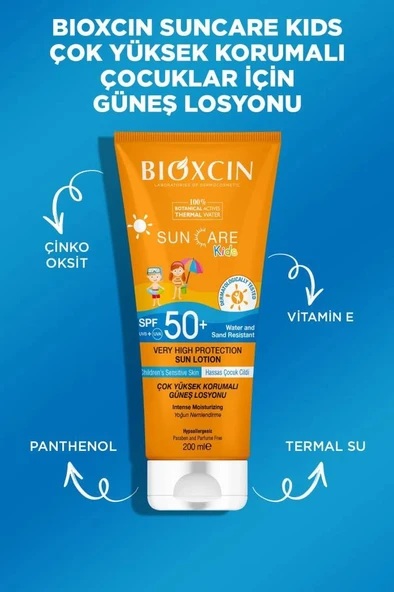 Bioxcin Sun Care Kids Spf 50 Çok Yüksek Korumalı Çocuk Güneş Losyonu 200 Ml - 4