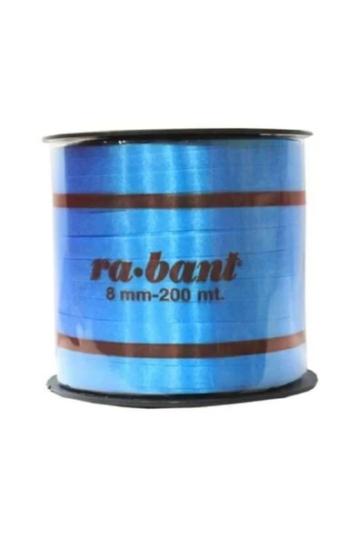 rabant  Rafya Şerit Kurdele EN : 8 mm - 200 mt. MAVİ