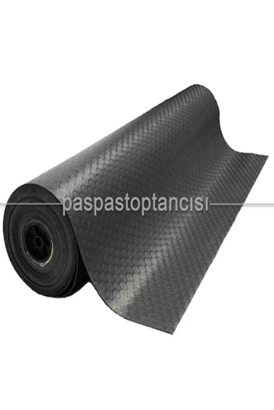 Ahsen  Pvc Paralı Muşamba Zemin Döşemesi, Otomobil Tabanı SİYAH 100X200 CM. - 3