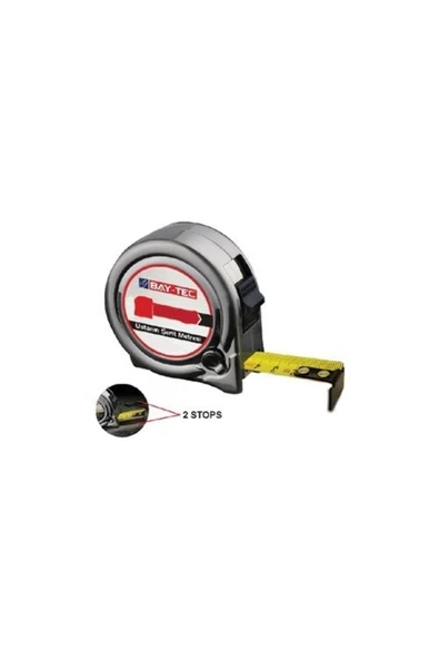 Baytec  Krom Şerit Metre 5 Metre 19mm Mk4146