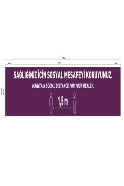 Bondit  Bnsm103 Sosyal Mesafe Bandı 10Mt (Sağlığınız İçin Sosyal Mesafeyi Koruyunuz)