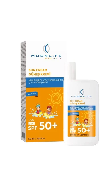 Moonlife Pro Kids Çocuk Güneş Kremi SPF50+ 50 ml