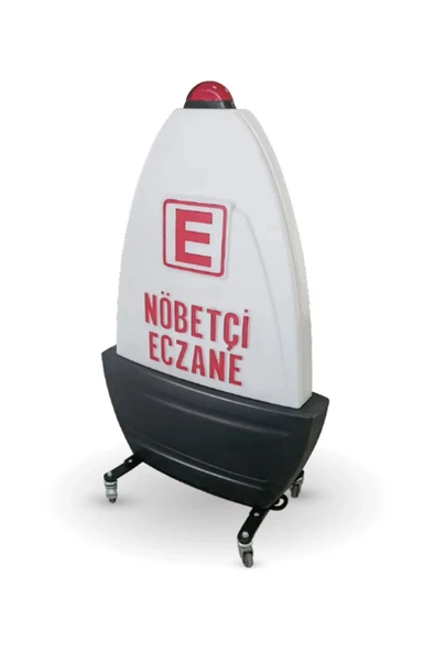Ahsen  Portatif Nöbetçi Eczane Dubası Ayaklı Pano 130x150 - 3