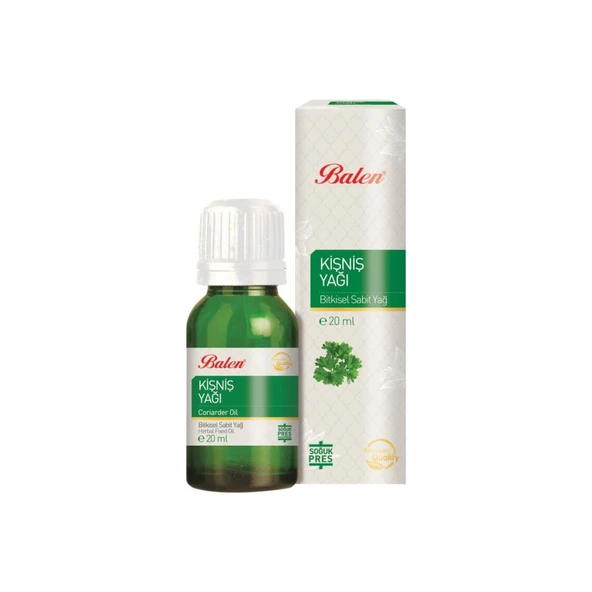 Balen Kişniş Yağı 20 ml Soğuk Pres
