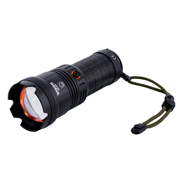 Wison El Feneri - Zoomlu - Şarjlı 50 W - Metal Gövde