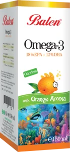 Balen Omega 3 Portakal Aromalı 150 ml