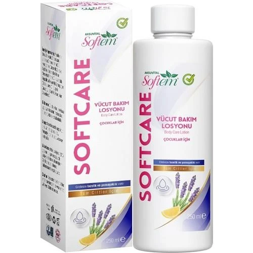 Softem Softcare Vücut Bakım Losyonu 250 ml - Çocuklar ve Tüm Ciltler Için