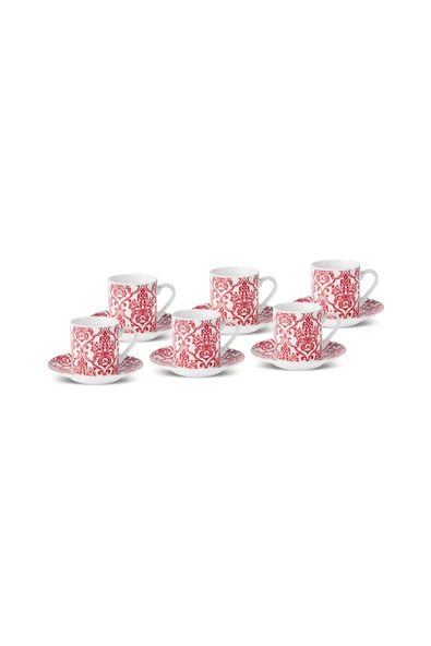 Karaca Red Velvet 6 Kişilik Kahve Fincanı 90 ml - 5