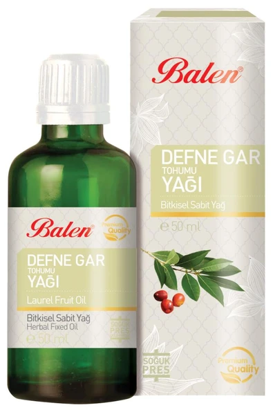 Balen Defne Gar Tohumu Yağı 50 ml Soğuk Pres