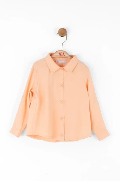 Kız Bebek Salmon Gömlek