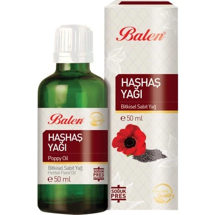 Balen Haşhaş Yağı 50 ml Soğuk Pres