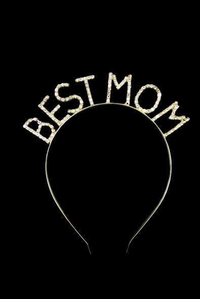 Mom To Be Kuşak Ve Best Mom Metal Taç & Baby Shower Set - 3