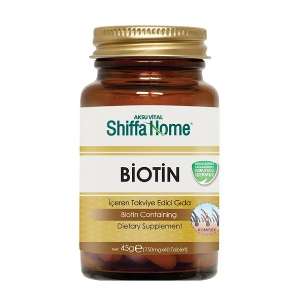 Shiffa Home Biotin B Vitamin Saç Tırnak 750 mg 60 tablet