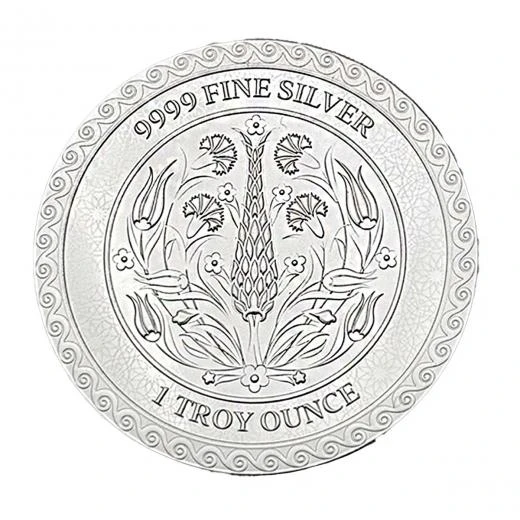 AgaKulche 1 Ons Mevlana 2024 Gümüş Sikke Coin - 2