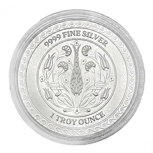 AgaKulche 1 Ons Mevlana 2024 Gümüş Sikke Coin - 4