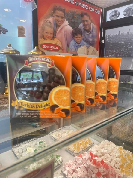 KOSKA PORTAKALLI LOKUM DRAJE 250 GR KOLİ 24 ADET - 2