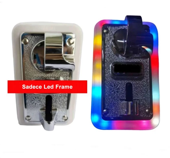 Jeton Kanalı Rgb Led Frame Oyun Coin Kanal Ön Montajlı Renkli Işıklı Dekoratif Gösterge Arcade Makinesi Yiyecek İçecek Otomat Eğlence Makineleri - 8