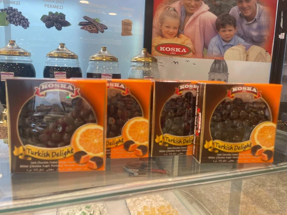 KOSKA PORTAKALLI LOKUM DRAJE 250 GR KOLİ 24 ADET