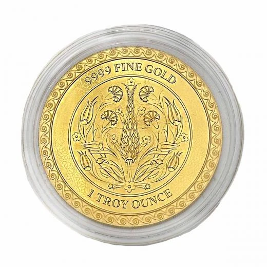 AgaKulche 1 Ons Mevlana 2024 Altın Sikke Coin - 3