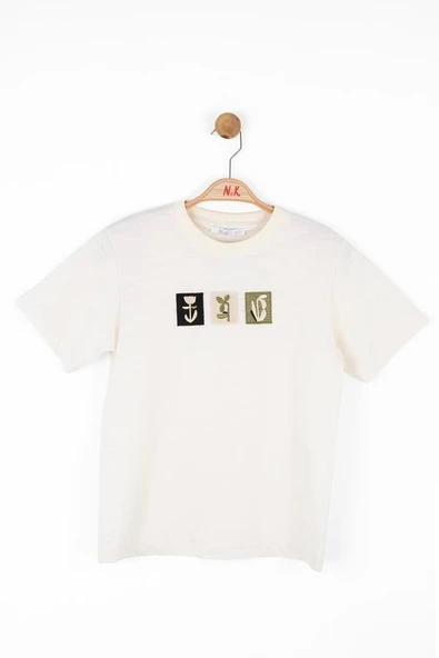 Erkek Çocuk Nakışlı Tshirt 48321 - Resim 2