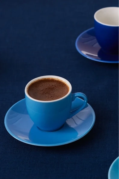 Karaca Rengin Yeni 6 Kişilik Kahve Fincanı 85 ml - 7