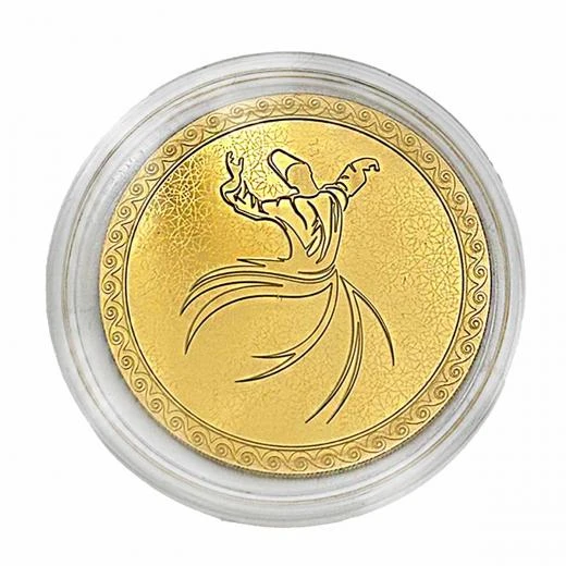 AgaKulche 1 Ons Mevlana 2024 Altın Sikke Coin - 4