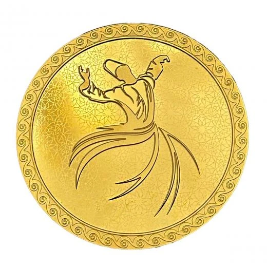 AgaKulche 1 Ons Mevlana 2024 Altın Sikke Coin