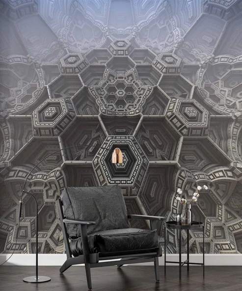 3 Boyutlu Geniş Mekan Duvar Kağıdı - Resim 6