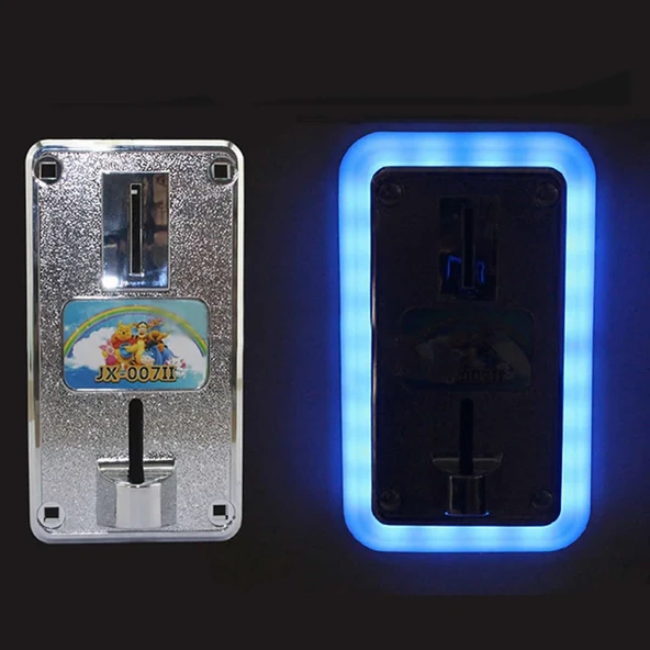 Jeton Kanalı Rgb Led Frame Oyun Coin Kanal Ön Montajlı Renkli Işıklı Dekoratif Gösterge Arcade Makinesi Yiyecek İçecek Otomat Eğlence Makineleri - 4