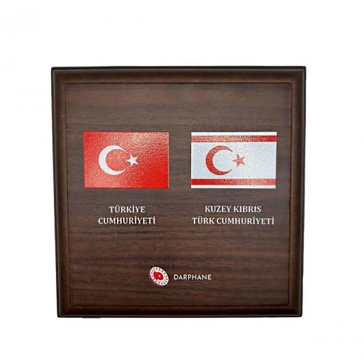 AgaKulche Kıbrıs Barış Harekatı'nın 50.Yıl Dönümü Gümüş Sikke Coin - 3