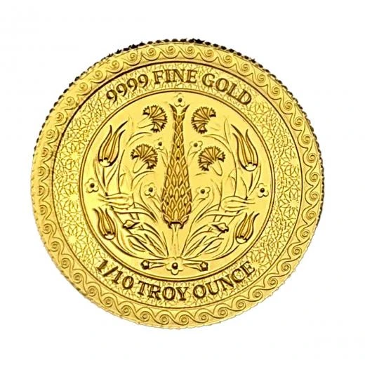 AgaKulche Mevlana 1/10 Ons 2024 Altın Sikke Coin - 2