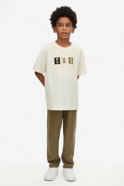 Erkek Çocuk Nakışlı Tshirt 48321