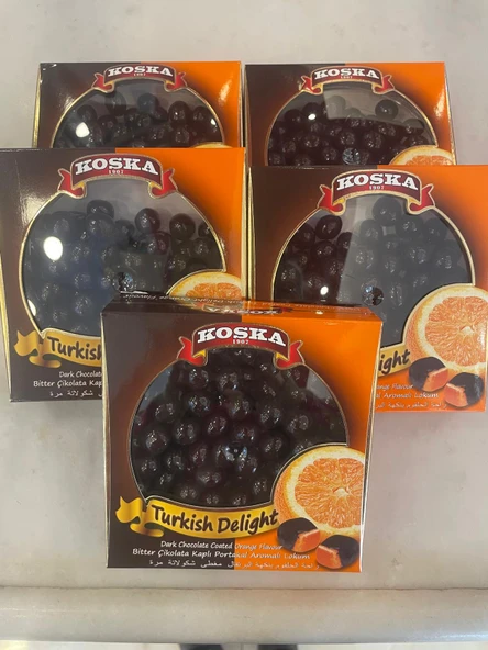 KOSKA PORTAKALLI LOKUM DRAJE 250 GR KOLİ 24 ADET - 3