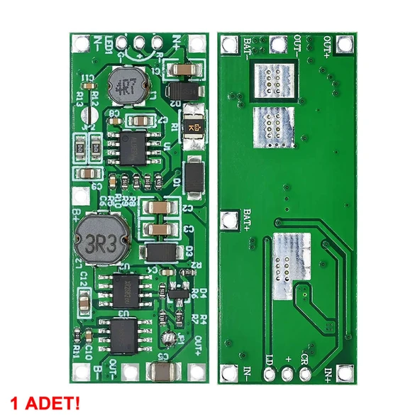 DC 12V Ups Modül 18650 3.7V Lion Pil Kesintisiz Acil Durum Güç Kaynağı Akü Otomatik Seçim Yük Kapanma Önleyici Koruma Kartı - 8