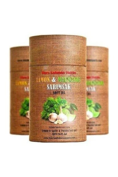 Nurs Lokman Limon Maydanoz Sarımsak 60 Softjel Kapsül